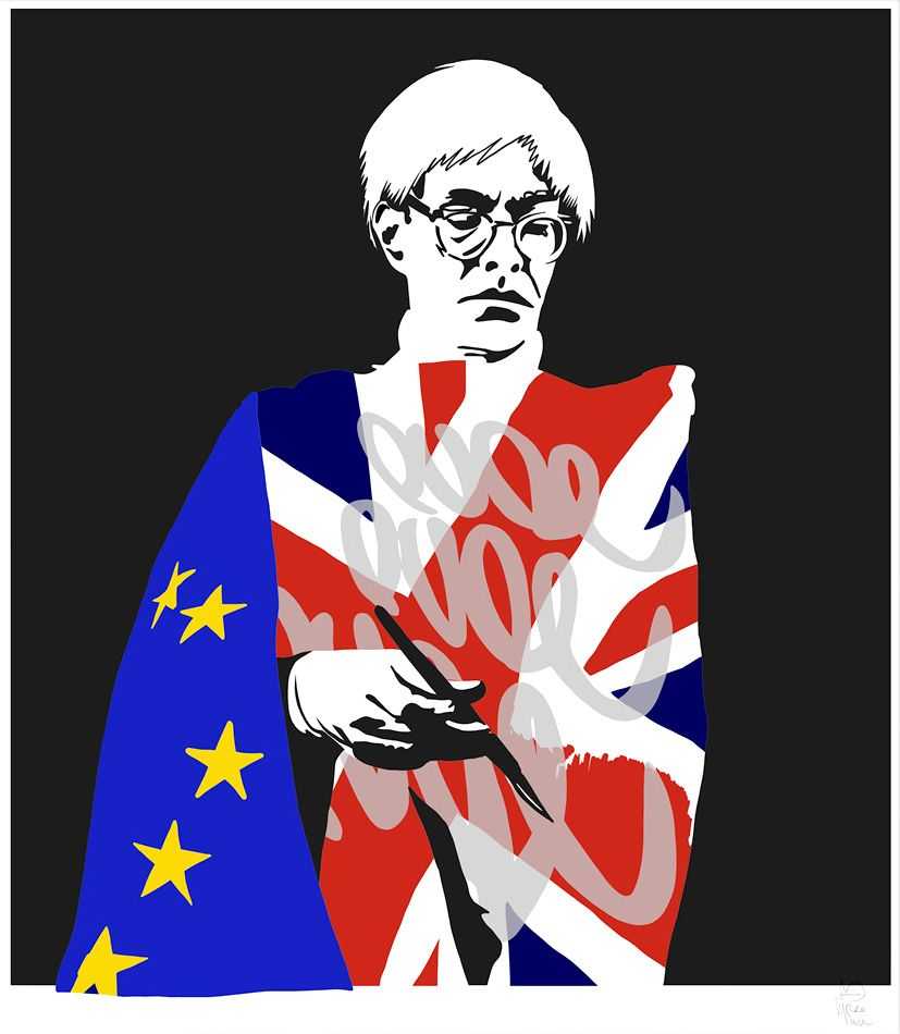 Pure Evil, ‘Brexit Warhol’, 06-08-2018, Print, 5-Color Screen Print on Fine Art Paper, Self-released, Numbered