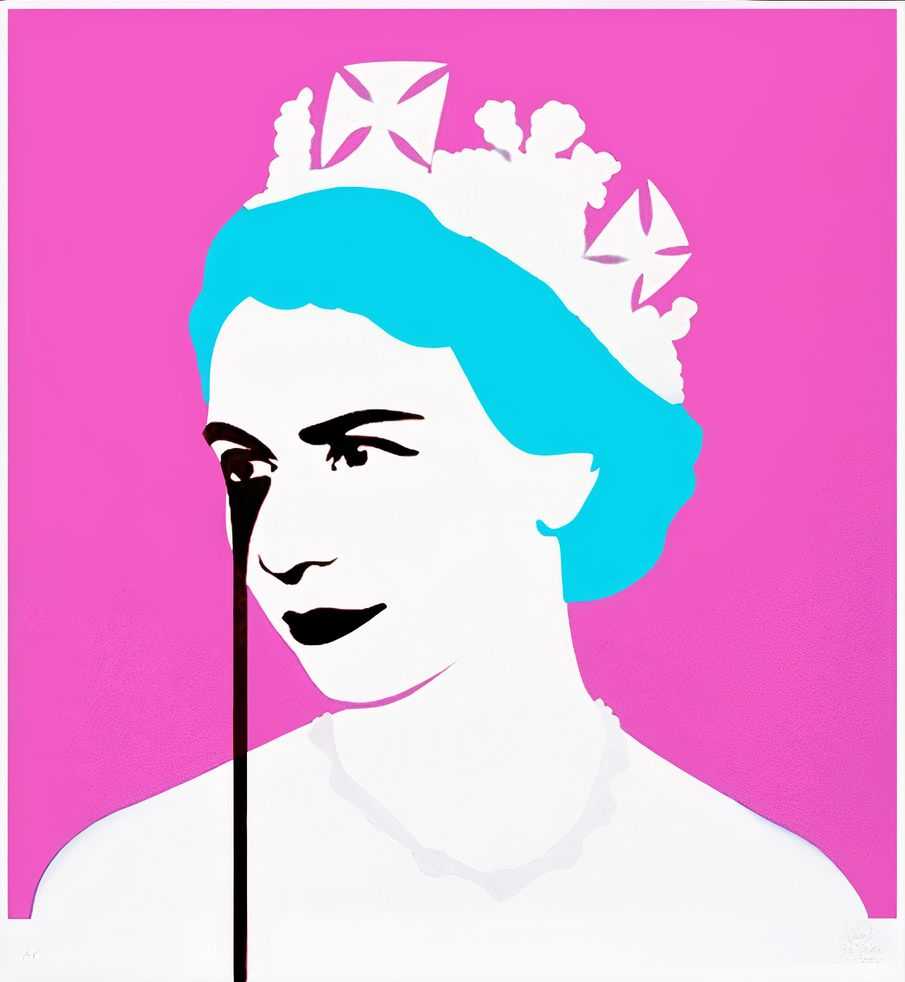 Pure Evil, ‘Prince Philip's Nightmare (Pink)’, 16-10-2013, Print, 4 Colour Screenprint on 330gsm Fedrigoni Paper, Self-released, Numbered
