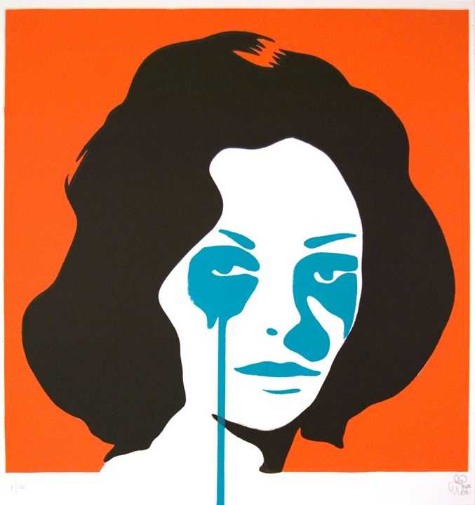 Pure Evil, ‘Richard Burton's Nightmare (First Marriage - Orange)’, 05-03-2011, Print, 3 Colour Screenprint on 300gsm Fedrigoni Paper, Self-released, Numbered