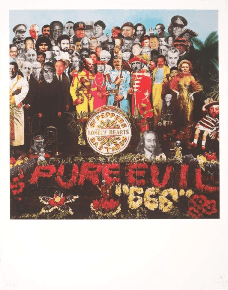 Pure Evil, ‘Sergeant Peppers Lonely Hearts Bastards’, 05-04-2007, Print, Pigment, Self-released, Numbered