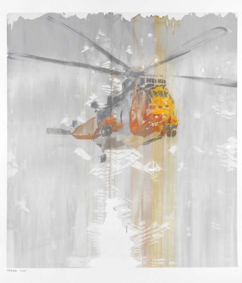 Charming Baker, ‘Rescue Me 2 Shadow - Mono’, 2015, Print, Unique monoprint on Somerset tub sized 410 GSM paper, null, 