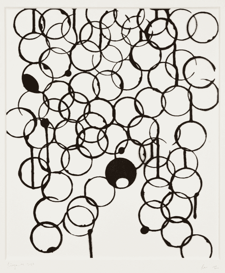 Rachel Whiteread, ‘Ringmark’, 2010, Print, 0.8 mm laser cut stained black plywood mounted on Heritage Conservation board, Counter Editions, Numbered, Dated