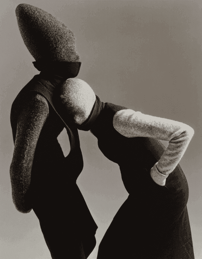 Richard Avedon, ‘Carmen Kass and Audrey Marnay’, 1998, Print, Gelatin silver print, null, Numbered, Dated