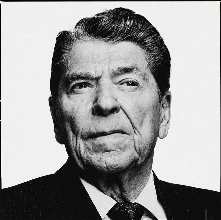 Richard Avedon, ‘Ronald Reagan’, 1993, Print, Gelatin-silver print, null, Dated