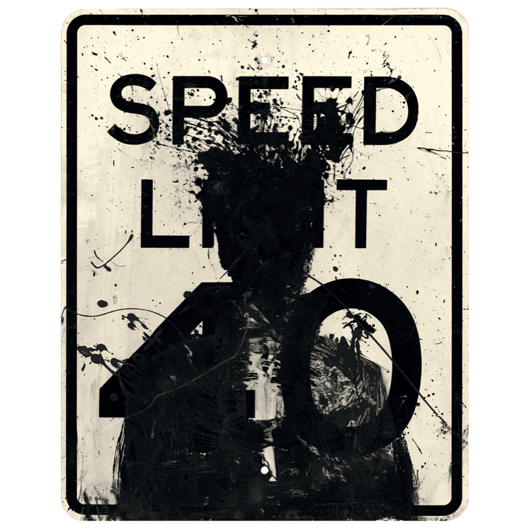 Richard Hambleton, ‘Road Sign’, 2019, Print, Print on aluminum, null, Numbered
