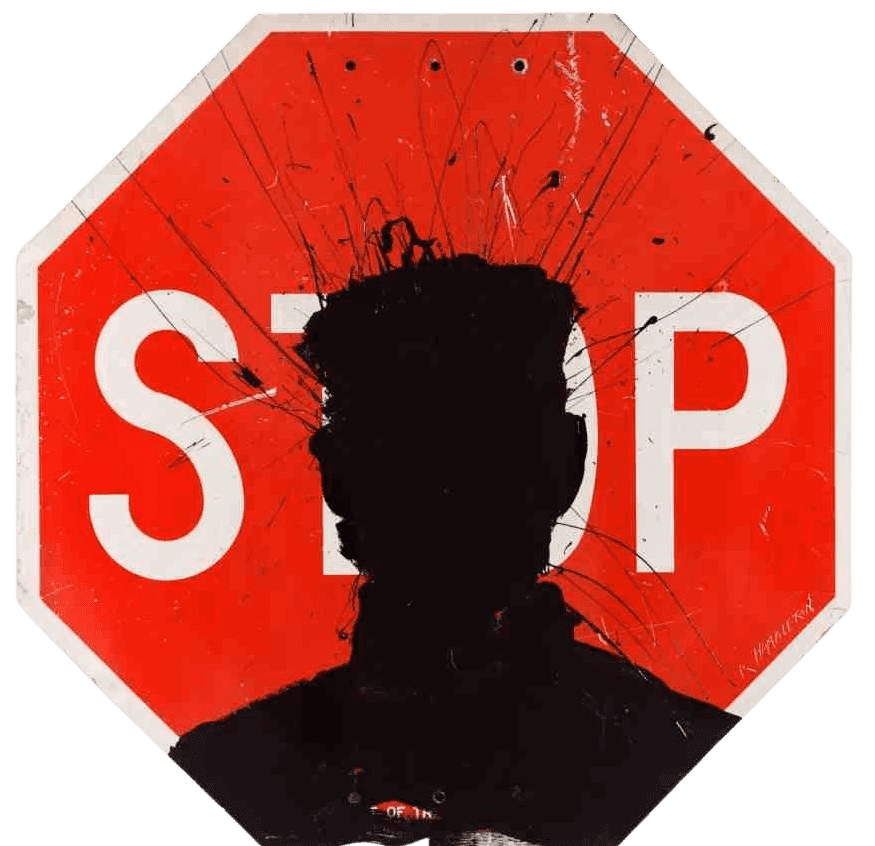 Richard Hambleton, ‘Stop Sign’, 2018, Print, Fine art print on hahnemuhle Photo Rag 308gsm, null, Numbered