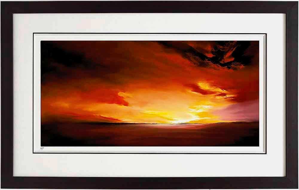 Richard Rowan, ‘Smouldering Skies’, 2007, Print, Giclee on paper, Castle Fine Art, Numbered, Framed