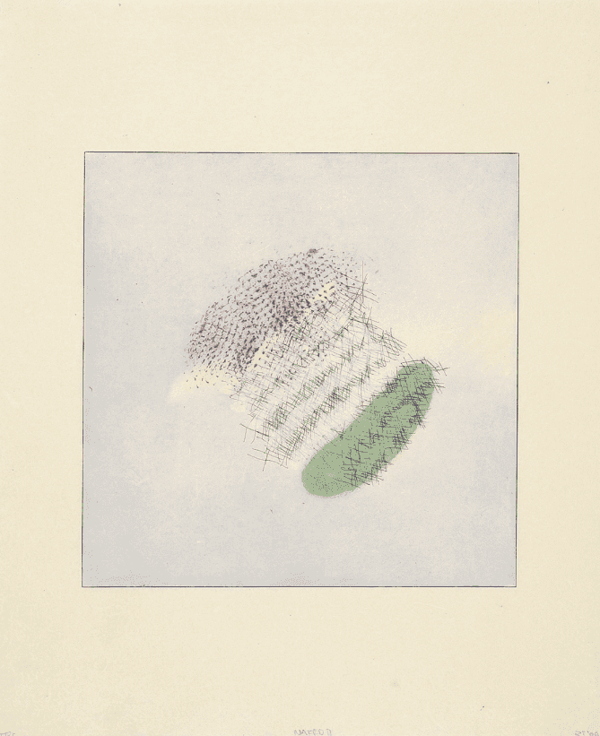 Richard Tuttle, ‘Naked II’, 2004, Print, Color hard ground etching with foul biting and hand staining, Crown Point Press, 