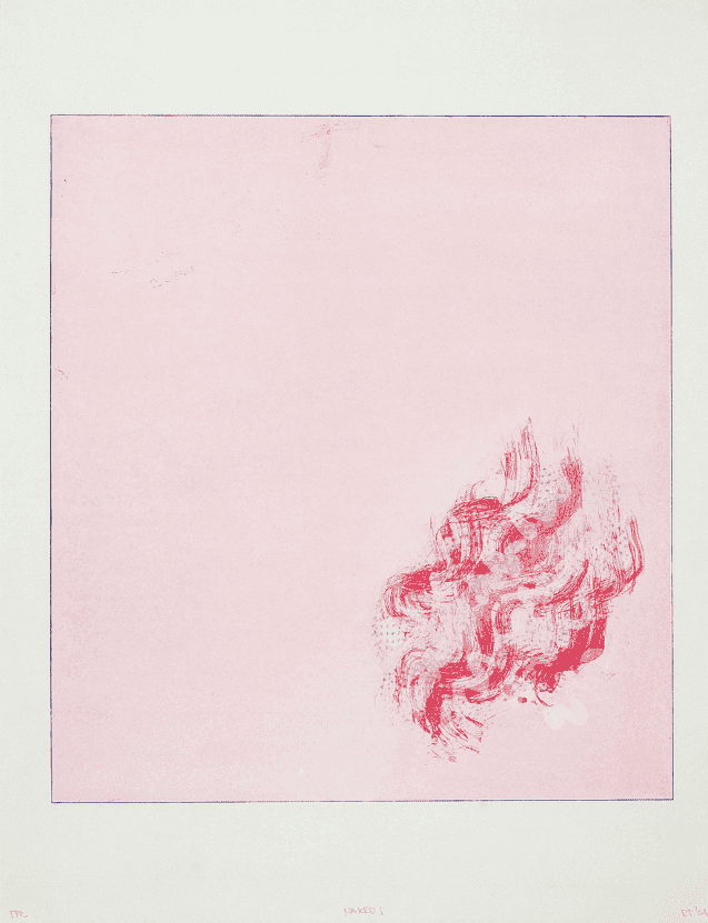 Richard Tuttle, ‘Naked I’, 2004, Print, Color soft ground etching with foul biting and hand staining, Crown Point Press, 