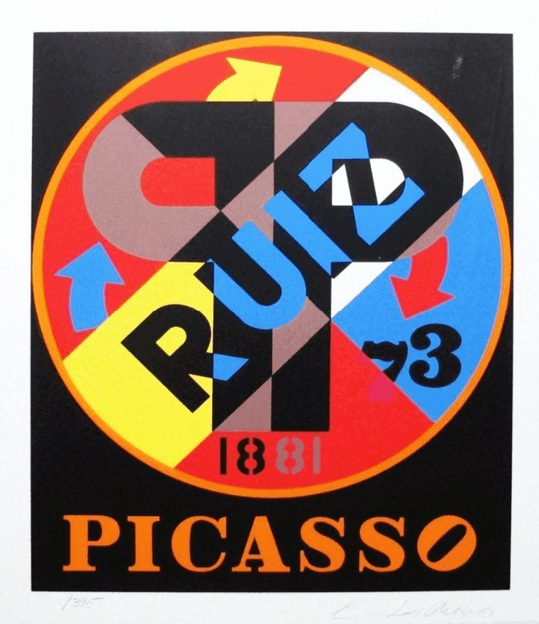 Robert Indiana, ‘The American Dream (Picasso)’, 1996, Print, Silkscreen, null, Numbered