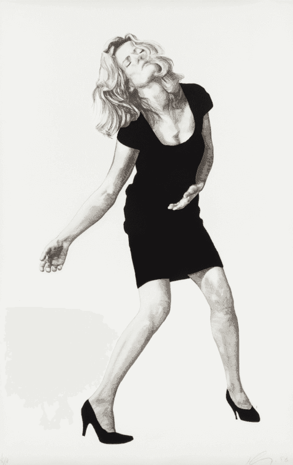 Robert Longo, ‘Barbara’, 1998, Print, Lithograph 4-color on Rives BFK 350 gram paper, Wolfryd-Selway Fine Art, Numbered, Dated