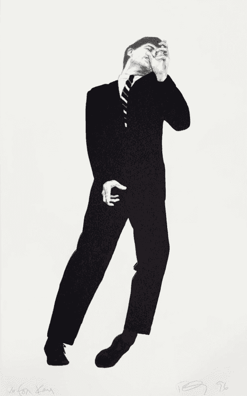 Robert Longo, ‘Dave’, 1996, Print, Lithograph on paper, null, Numbered, Dated