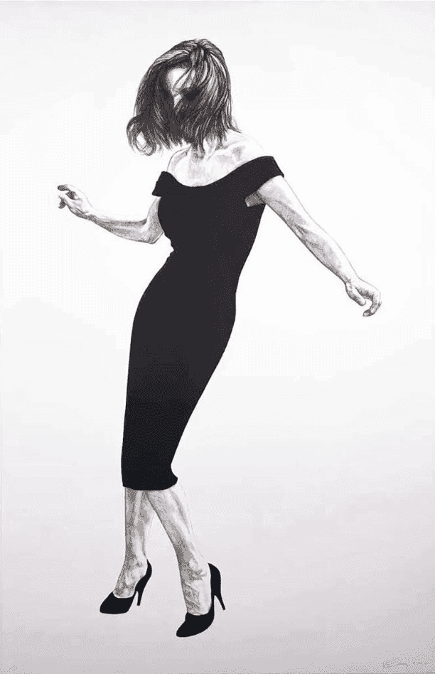 Robert Longo, ‘Gretchen’, 2002, Print, Lithograph on Rives BFK wove paper, null, Numbered, Dated