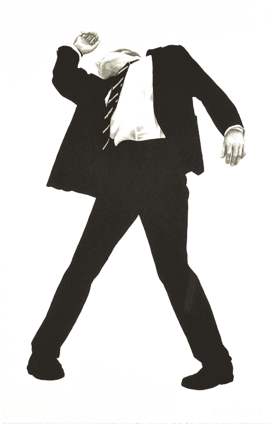 Robert Longo, ‘Rick’, 1994, Print, Original lithograph on Arches paper, null, Numbered, Dated