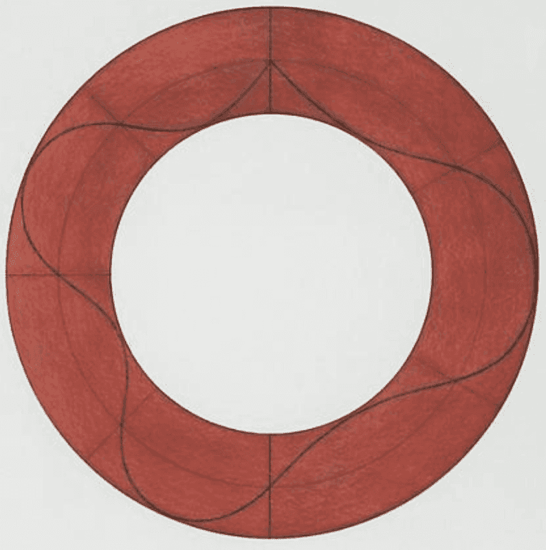 Robert Mangold, ‘Ring Image A’, 2008, Print, Etching, null, Numbered