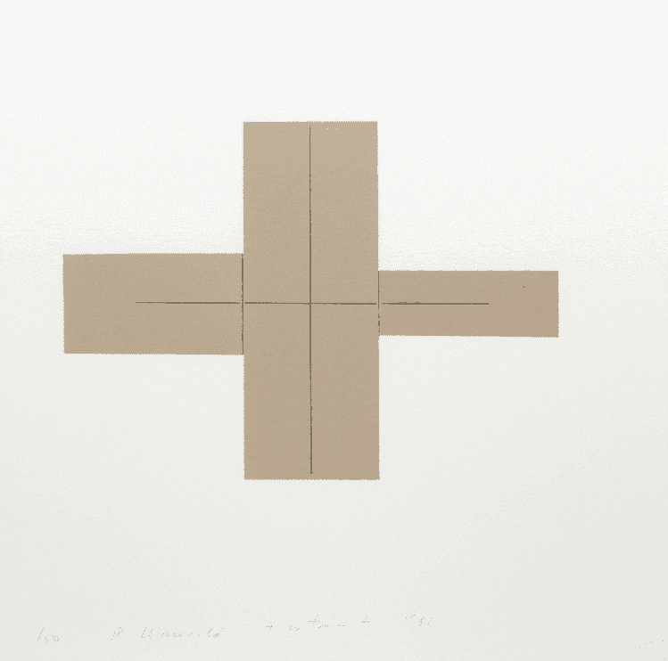 Robert Mangold, ‘Within’, 1981, Print, Screenprint on museum board with cut edge, null, Numbered, Dated