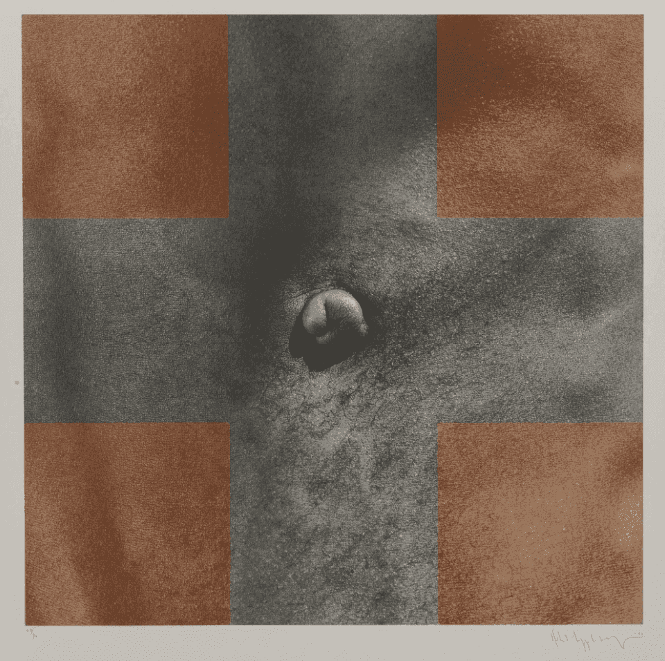 Robert Mapplethorpe, ‘Cross’, 1986, Print, Lithograph in colors, null, Numbered