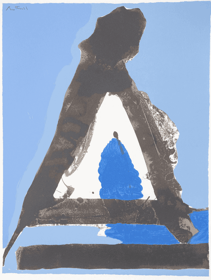 Robert Motherwell, ‘Basque Suite VII’, 1971, Print, Color screenprint on J. B. Green paper, null, Numbered