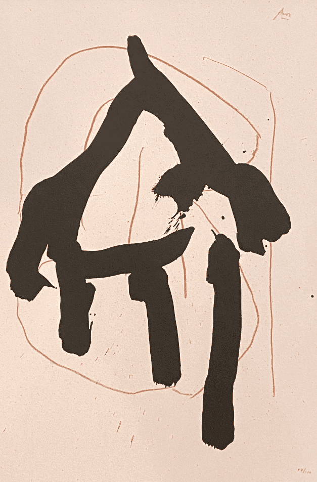 Robert Motherwell, ‘Beau Geste I’, 1989, Print, Original lithograph in colors on Duchene Moutarde paper, null, Numbered