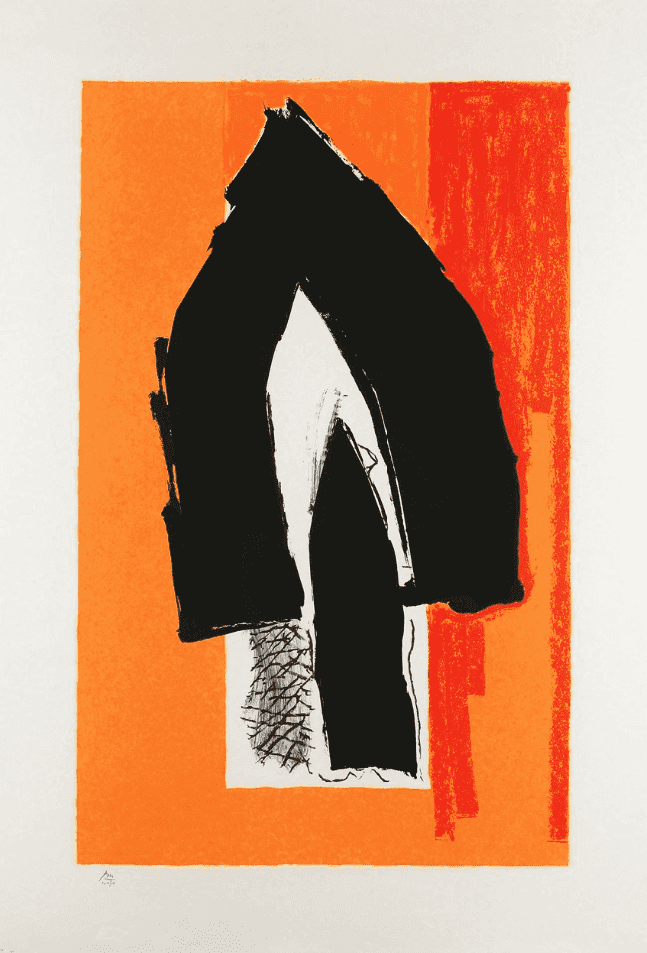 Robert Motherwell, ‘Black Cathedral’, 1991, Print, Color Lithograph, null, Numbered