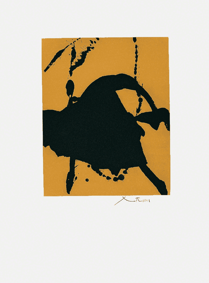 Robert Motherwell, ‘Gesture III’, 1977, Print, Brushed aquatint, lift-ground etching and aquatint on J.B. Green paper, Brooke Alexander, Inc., Numbered