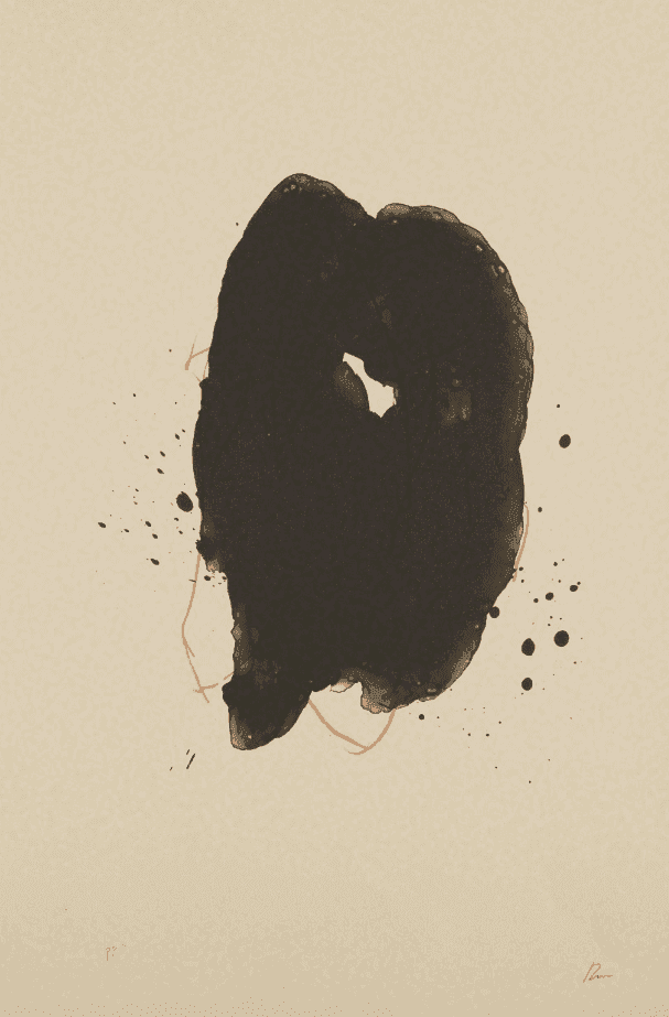 Robert Motherwell, ‘Mirror I’, 1989, Print, Lithograph in colors, on dark oatmeal Bemboka paper, with full margins, null, Numbered