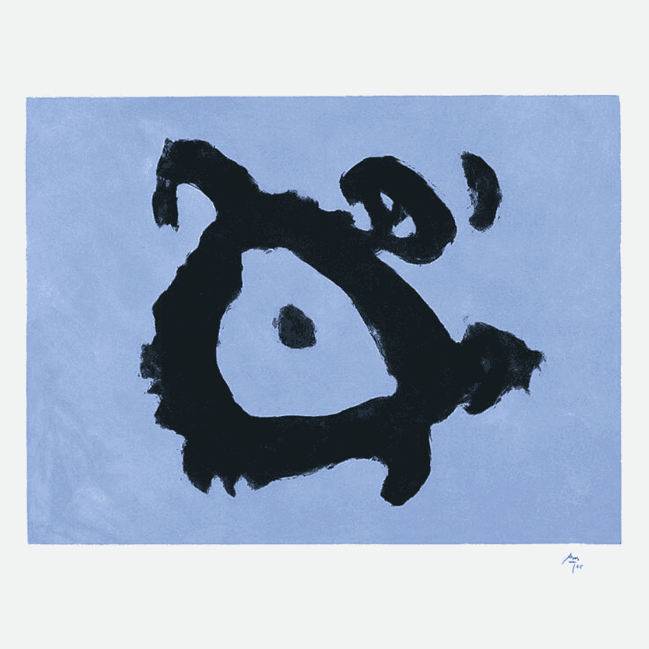 Robert Motherwell, ‘Poet's Eye’, 1989, Print, Aquatint and carborundum on J. Whatman Paper, The Artist and Waddington Graphics, Numbered, Dated