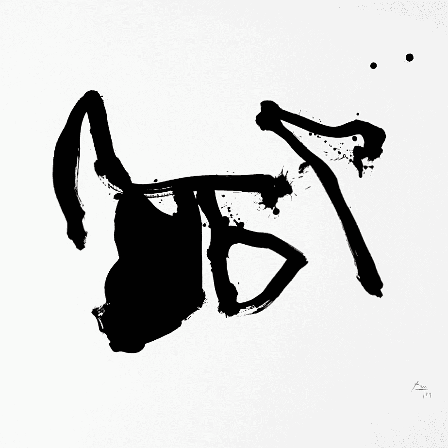 Robert Motherwell, ‘Signs on White’, 1981, Print, Etching and Aquatint, null, Numbered