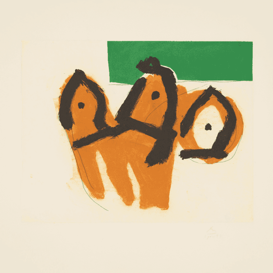 Robert Motherwell, ‘Sirens II’, 1988, Print, Aquatint in colours, null, Numbered