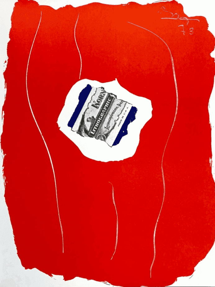 Robert Motherwell, ‘Tricolor’, 1973, Print, Original lithograph on wove paper, San Lazzaro, 