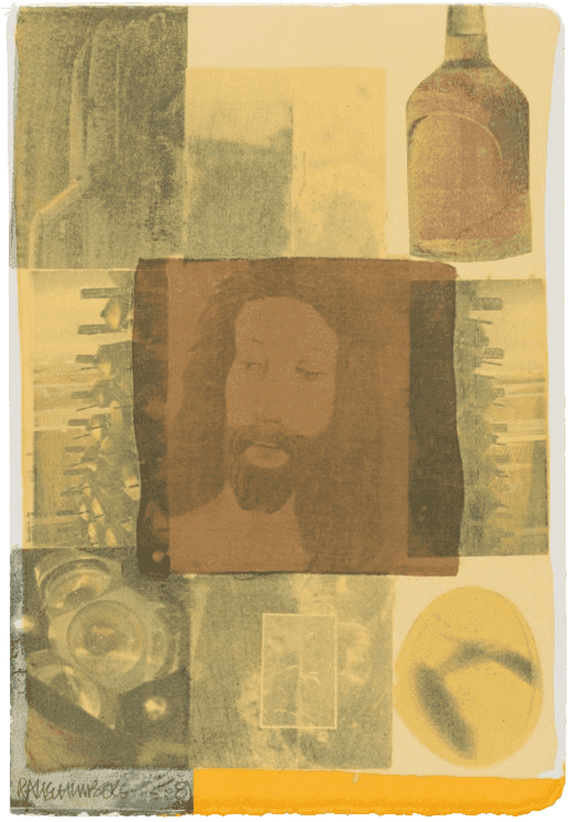 Robert Rauschenberg, ‘Arcanum VI’, 1981, Print, Screenprint with hand coloring and collage, null, Dated