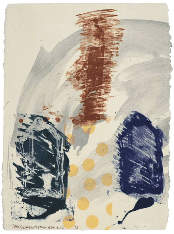 Robert Rauschenberg, ‘Bird Dock’, 1993, Print, 6 color lithograph, Gemini G.E.L., Numbered, Dated