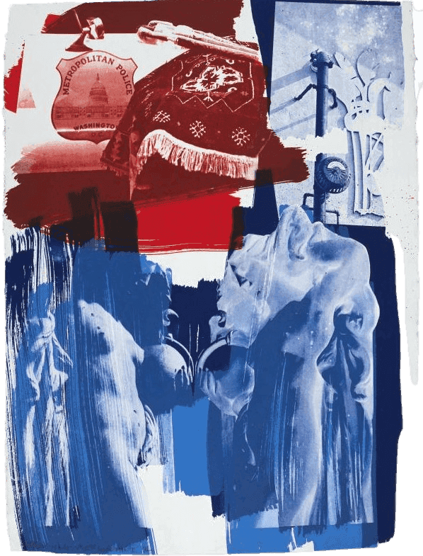 Robert Rauschenberg, ‘Blues’, 1991, Print, 4 color lithograph, Gemini G.E.L., 