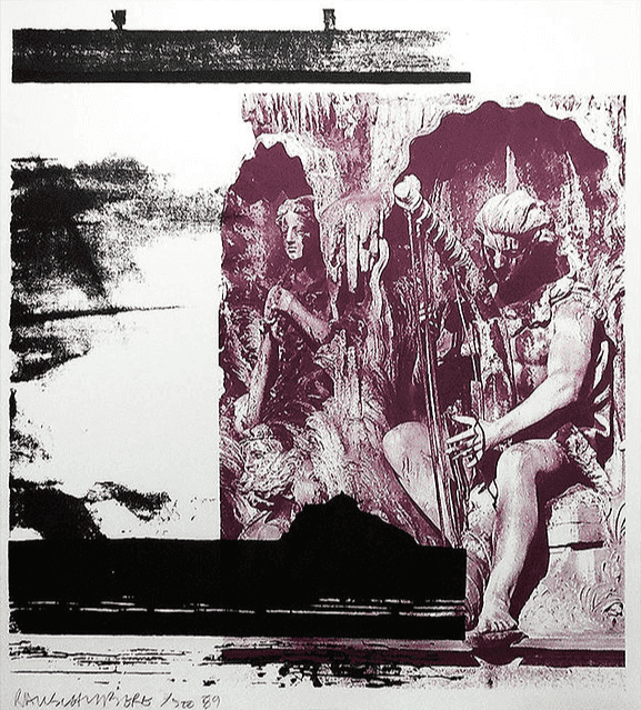 Robert Rauschenberg, ‘Broken Harp’, 1989, Print, Color Lithograph, null, Numbered, Dated