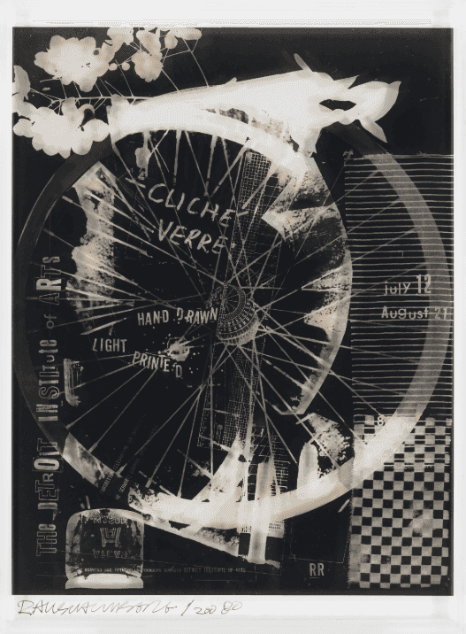 Robert Rauschenberg, ‘Cliche Verre’, 1980, Print, Offset lithograph, null, Numbered, Dated