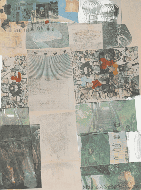 Robert Rauschenberg, ‘DEPOSIT’, 1975, Print, Lithograph, null, Numbered