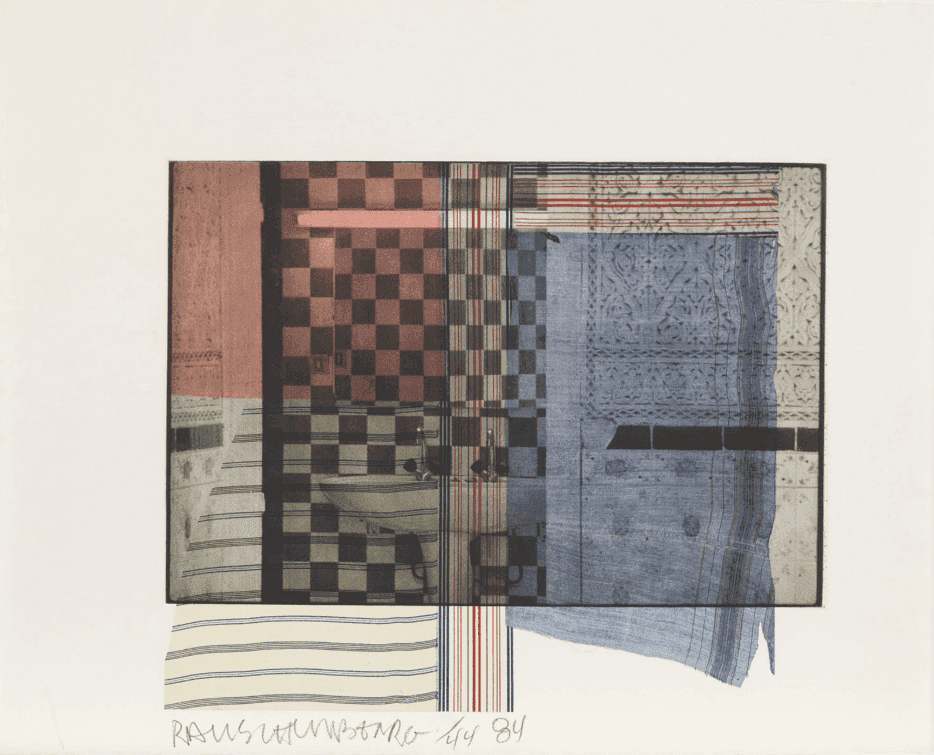 Robert Rauschenberg, ‘Faus’, 1984, Print, Lithograph and intaglio in colors on J. Whatman 1950 paper (framed), null, Numbered, Dated
