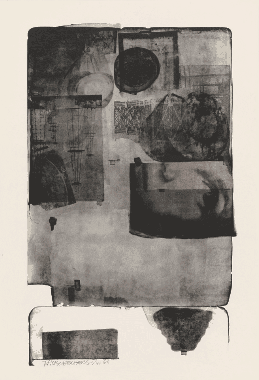 Robert Rauschenberg, ‘Gamble’, 1968, Print, Four-color lithograph with embossing, null, Numbered