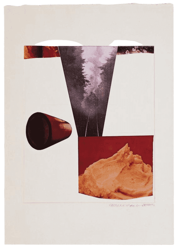 Robert Rauschenberg, ‘Horsefeathers Thirteen - VI’, 1976, Print, Offset lithograph/screen/pochoir/collage/embossing, Gemini G.E.L., Numbered, Dated