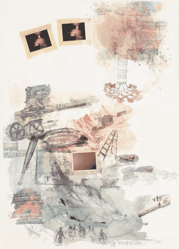 Robert Rauschenberg, ‘Lichen’, 1972, Print, Offset and screenprint on wove paper, Printer: Styria Studio, Ltd., New York, Numbered, Dated