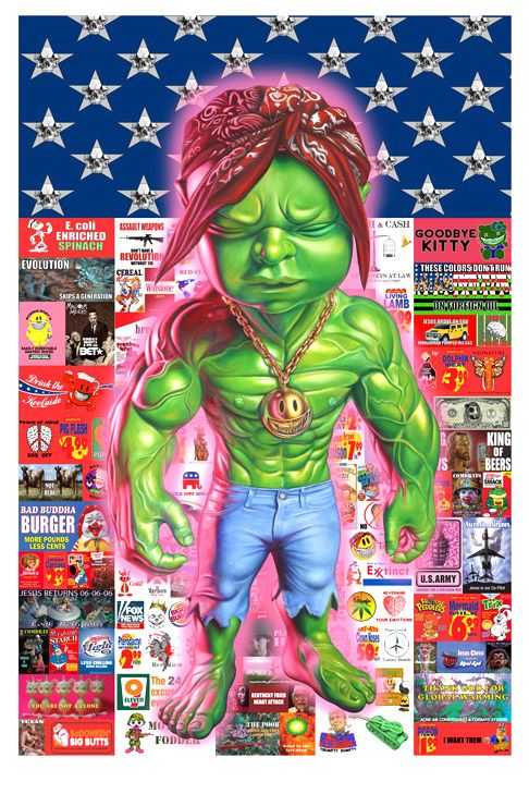 Ron English, ‘Temper Pac’, 03-06-2016, Print, Archival Pigment Print on Museum Natural Fine Art Paper, 1xRUN, Numbered