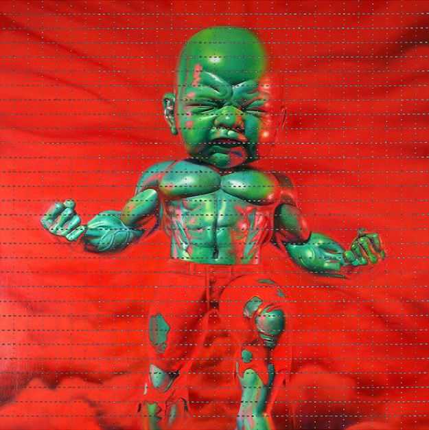 Ron English, ‘Temper Tot Rising - Blotter Edition’, 19-04-2020, Print, Archival Pigment Print on Perforated Blotter Paper, 1xRUN, Numbered