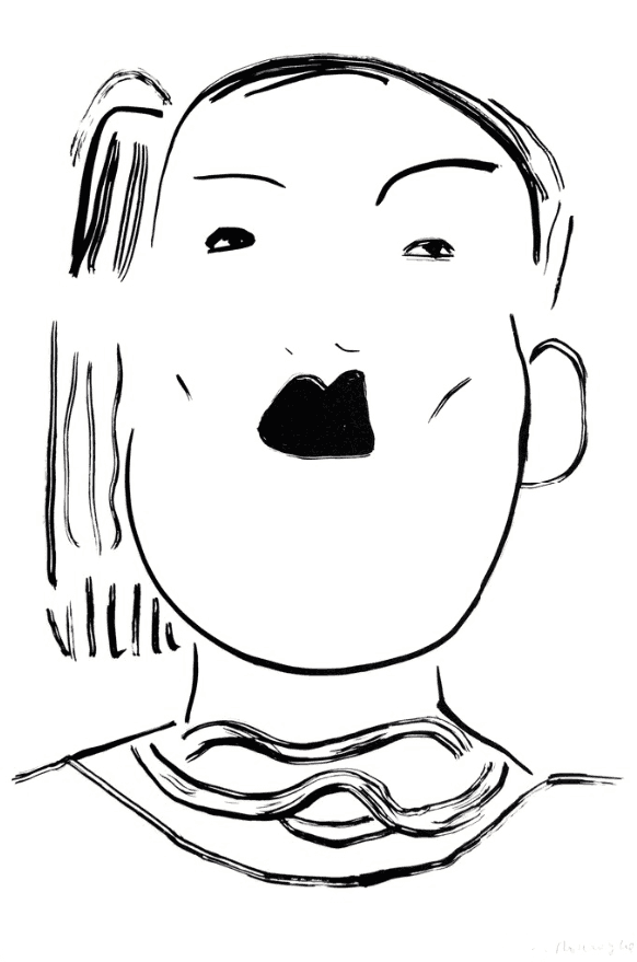 Rose Wylie, ‘Portrait 20’, 2017, Print, Lithograph, null, Numbered