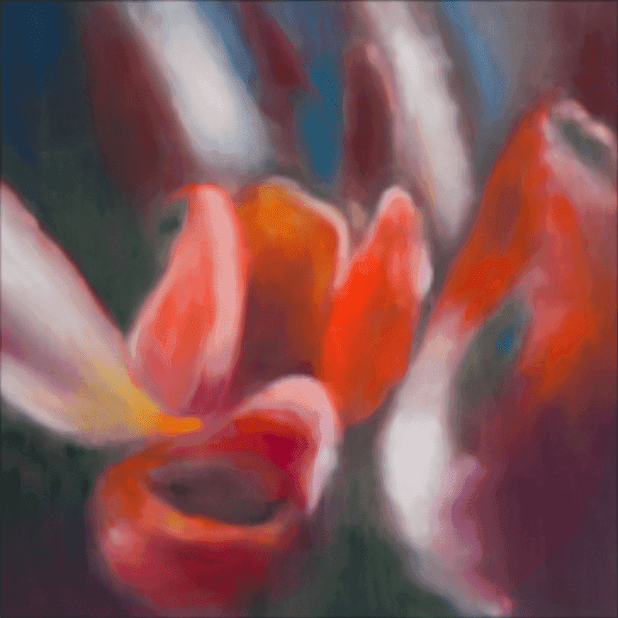 Ross Bleckner, ‘5 Tulips’, 2019, Print, Archival pigment inks on Innova etching cotton rag 315 gsm paper, null, 