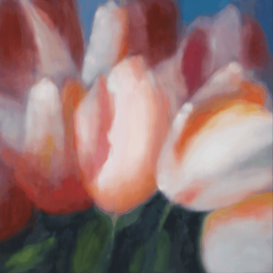 Ross Bleckner, ‘6 Tulips’, 2019, Print, Archival pigment inks on Innova etching cotton rag 315 gsm paper, null, 