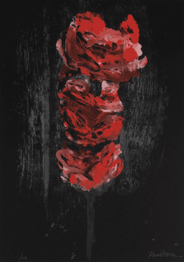 Ross Bleckner, ‘As it Goes’, 2021, Print, Monoprint on Fabriano 300 gsm paper, null, Numbered