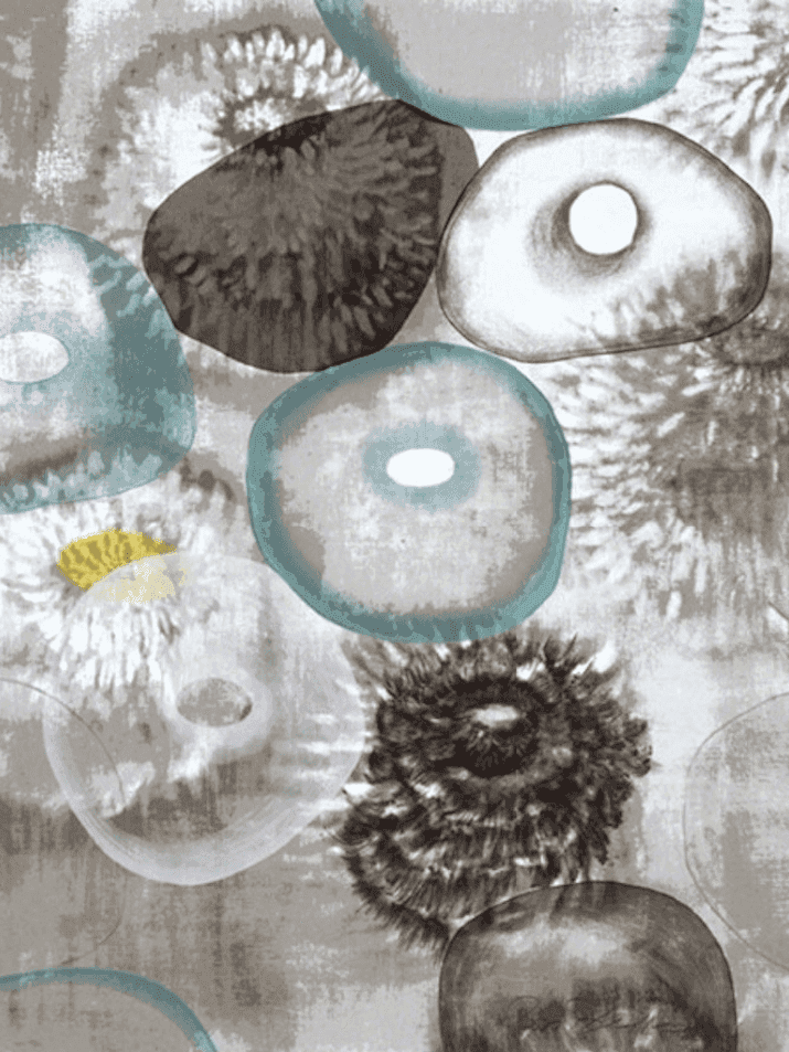 Ross Bleckner, ‘Happiness for Instance II’, 1997, Print, 17-color silkscreen, null, Numbered