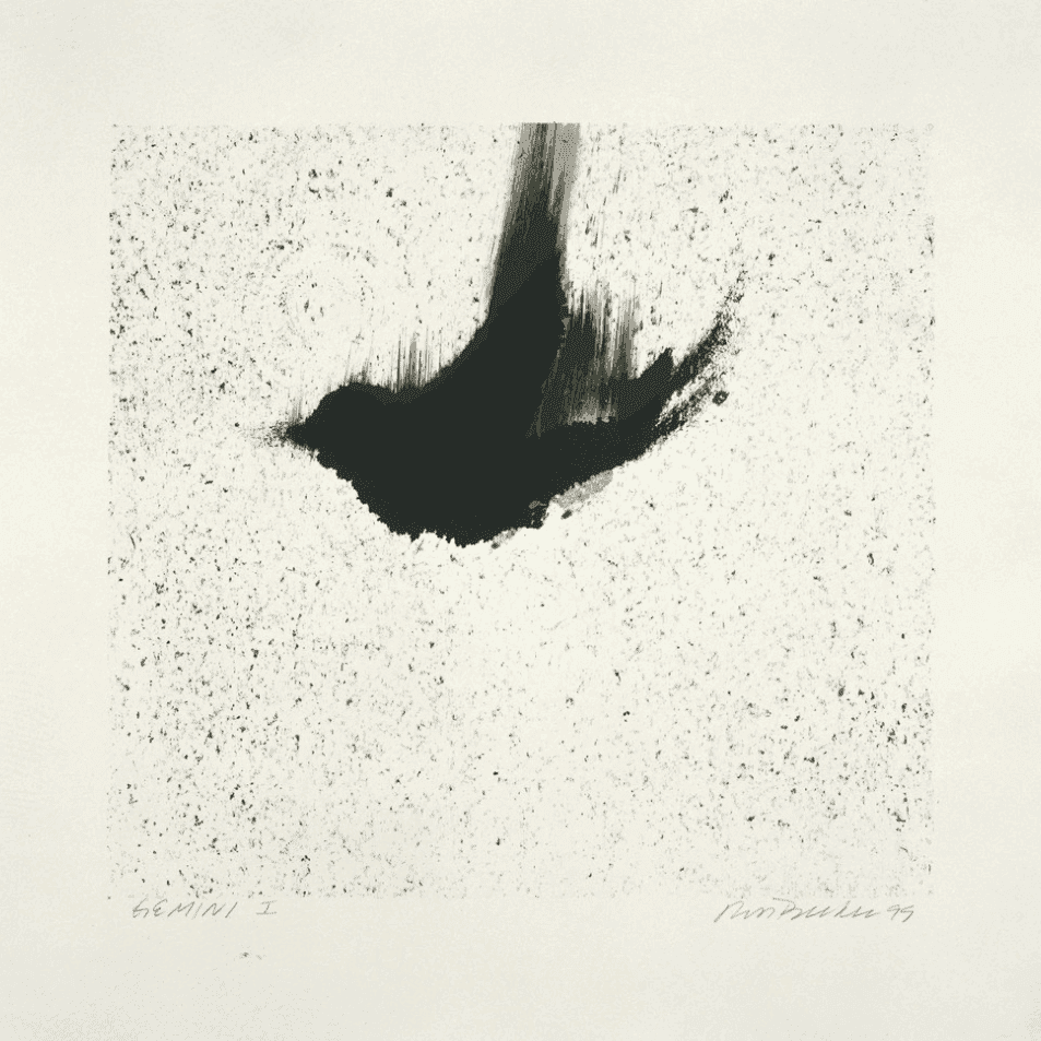 Ross Bleckner, ‘Single Bird’, 1999, Print, 3 color lithograph, Gemini G.E.L., 