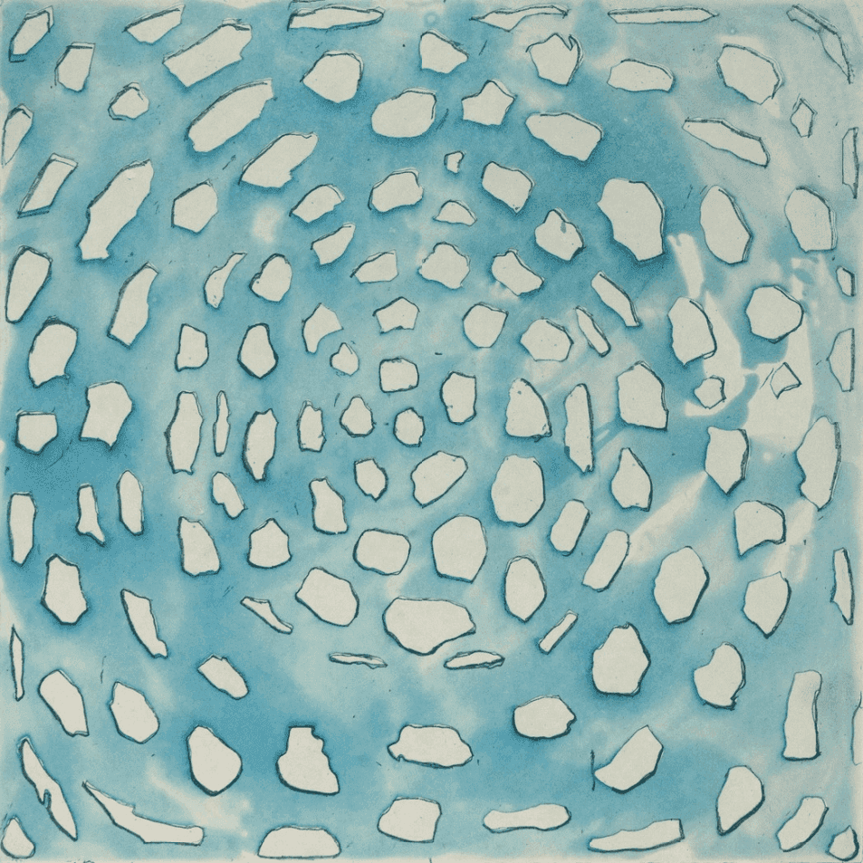 Ross Bleckner, ‘Winter’, 2002, Print, Softground, flatbite, and spitbite aquatint etching, Paulson Bott Press, 