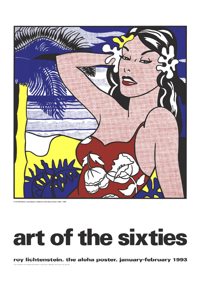 Roy Lichtenstein, ‘Aloha’, 1993, Print, Serigraph, Tel Aviv Museum, Numbered